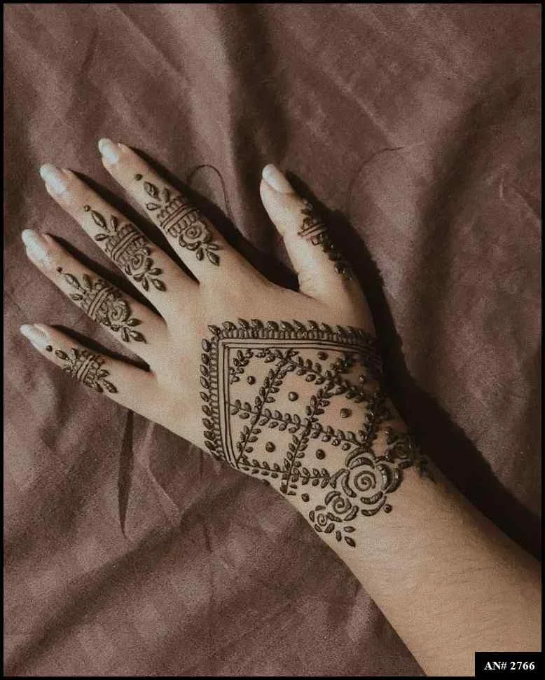 easy backhand mehndi designs