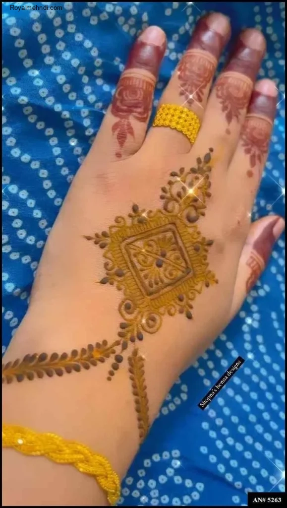 easy backhand mehndi designs