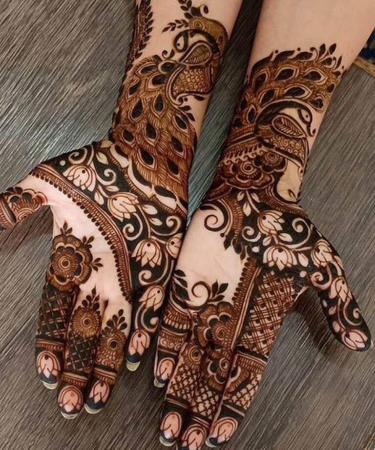 210+ Beautiful Arabic Mehndi Patterns for the Front and Back Hands