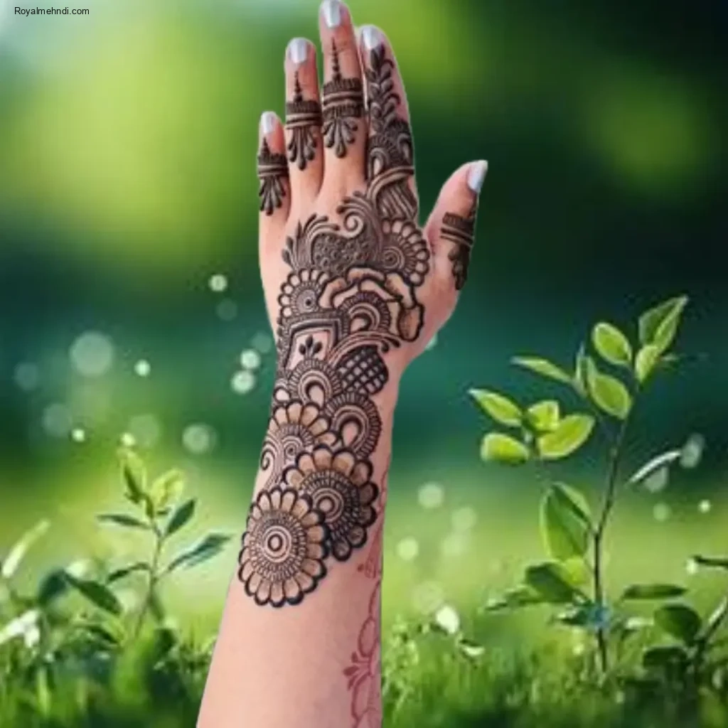Stylish Full Hand Mehndi Designs
