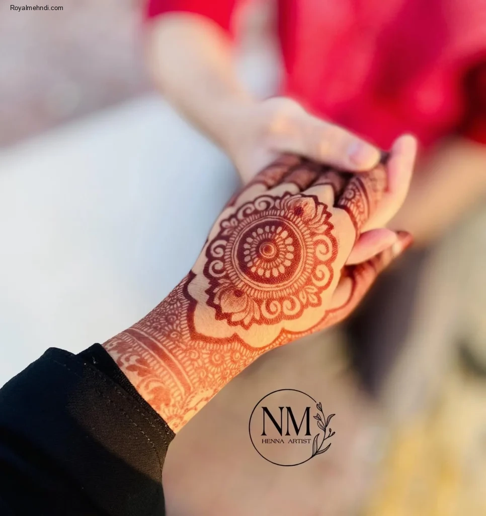 flower mehndi design