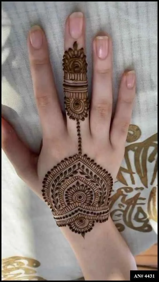 flower mehndi design