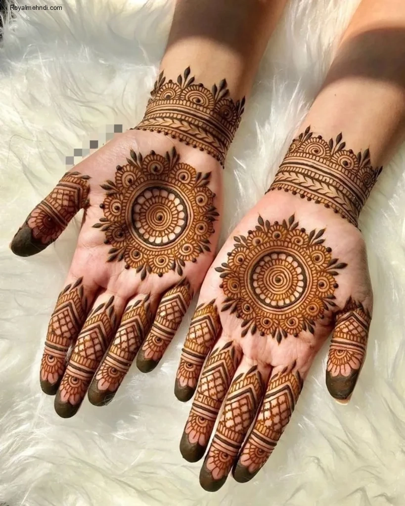 flower mehndi design