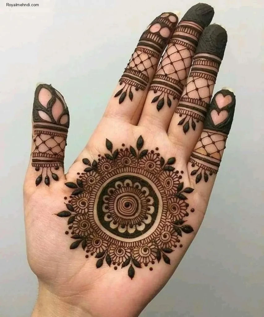 flower mehndi design