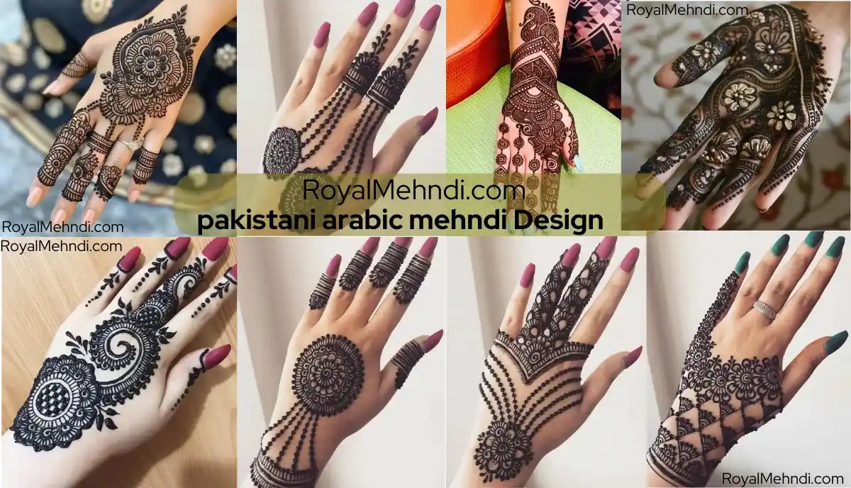 pakistani arabic mehndi design